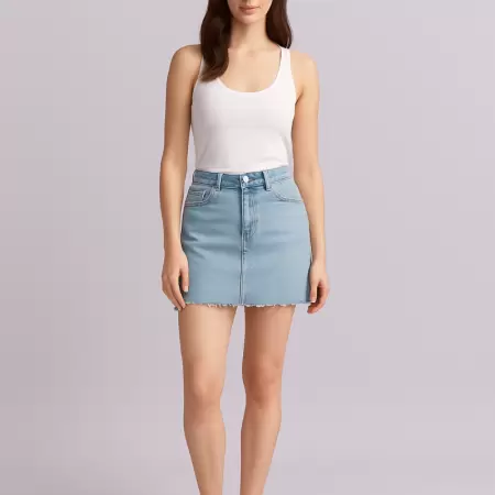 Saia Jeans Curta Clara